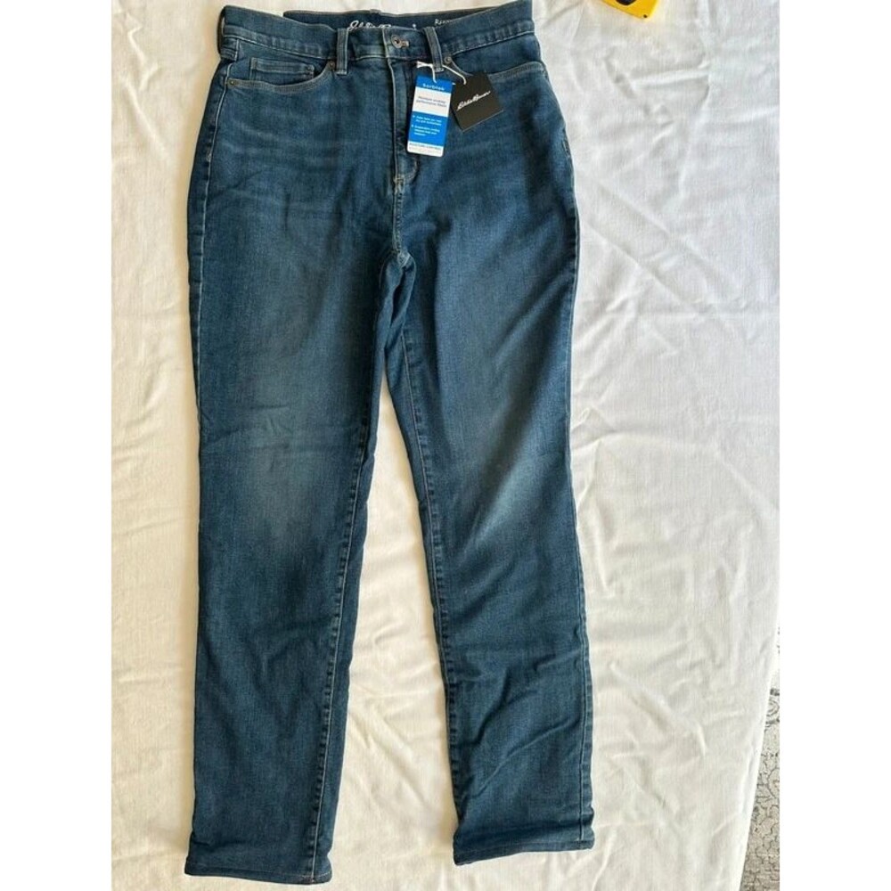 Eddie Bauer Revival High Rise Straight women's fleece lined jeans size 10 - NWT
